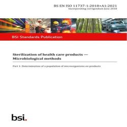 BS EN ISO 11737-1:2018+A1:2021