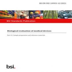 BS EN ISO 10993-12:2021