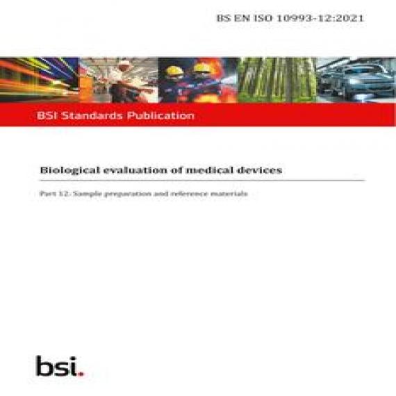 BS EN ISO 10993-12:2021 BS EN ISO 10993-12:2021