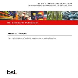 BS EN 62366-1:2015+A1:2020